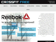 Tablet Screenshot of crossfitfree.com